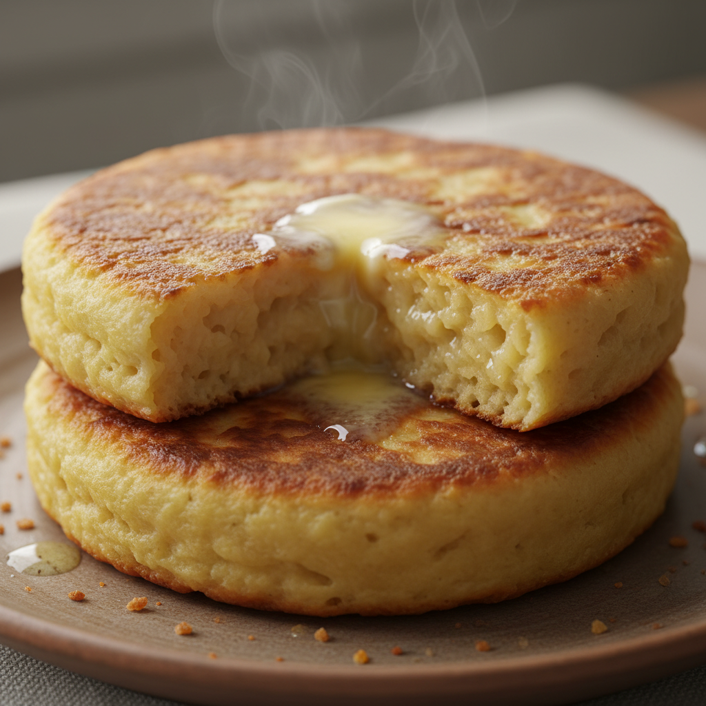 Golden-brown Irish Potato Farls, perfectly griddled and stacked, ready to be enjoyed with a traditional breakfast.